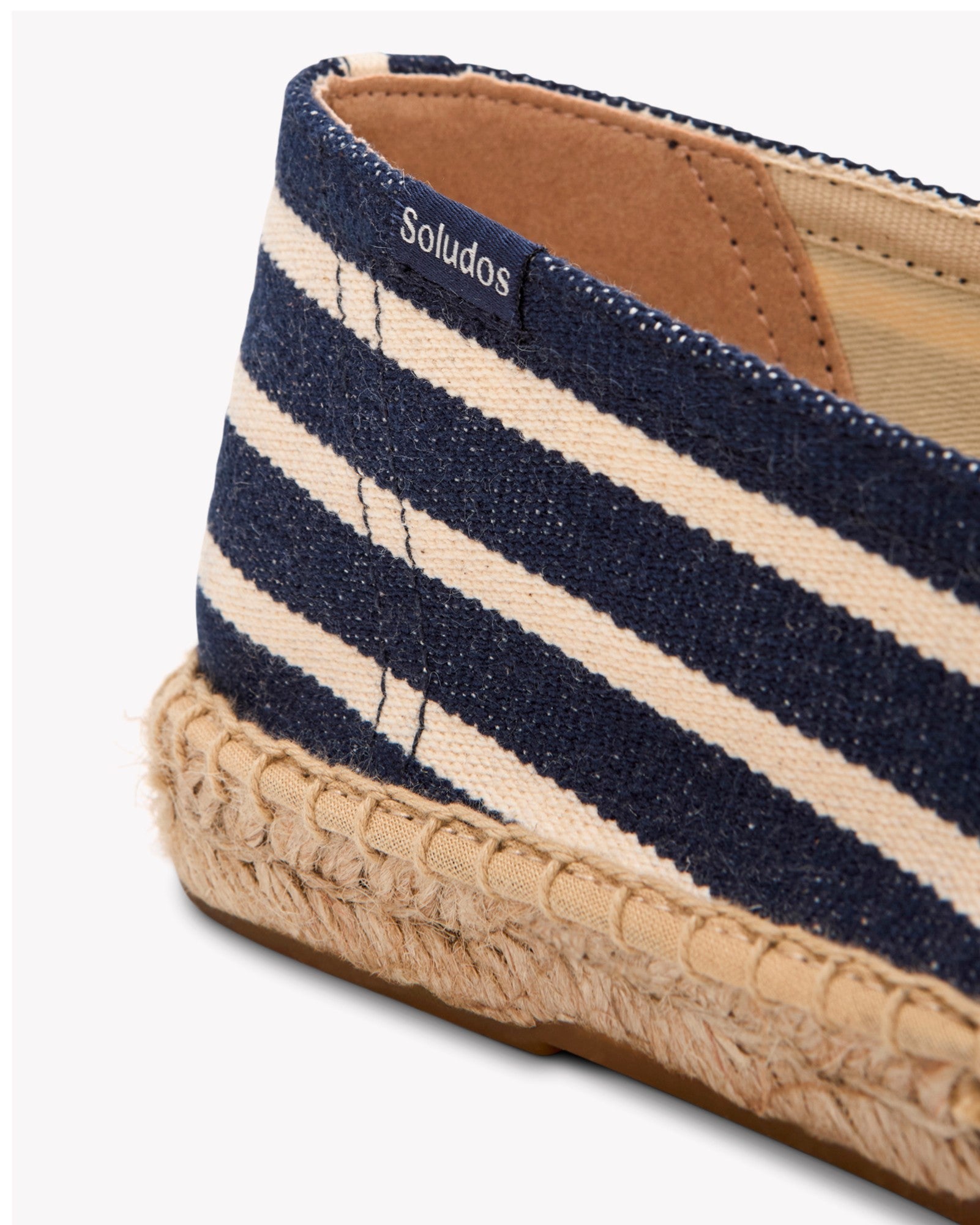 MensEspadrillesThe OriginalWoven StripesClassic  Dark Navy  Ivory