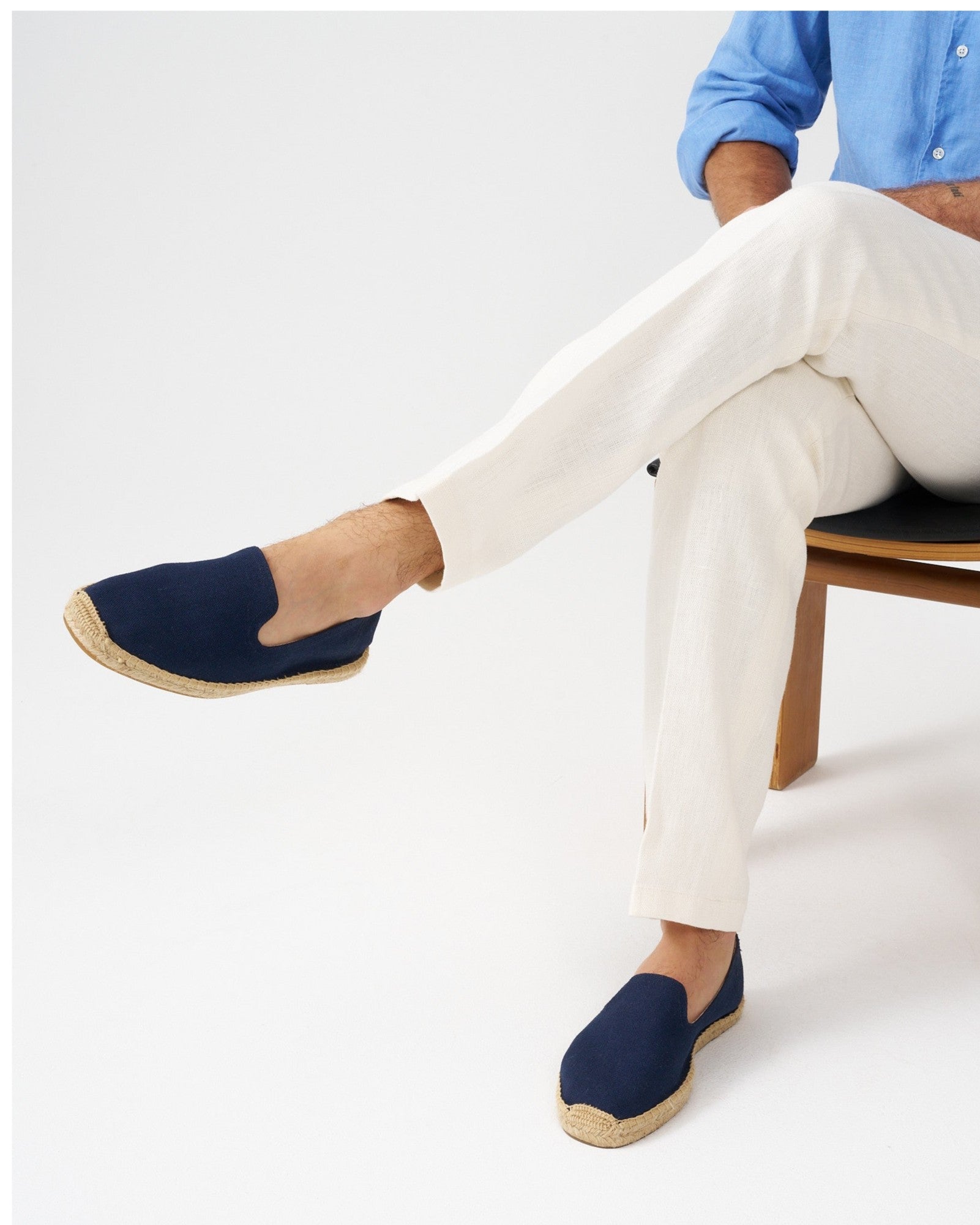 MensEspadrillesThe SmokingWoven ColorsArmada Blue