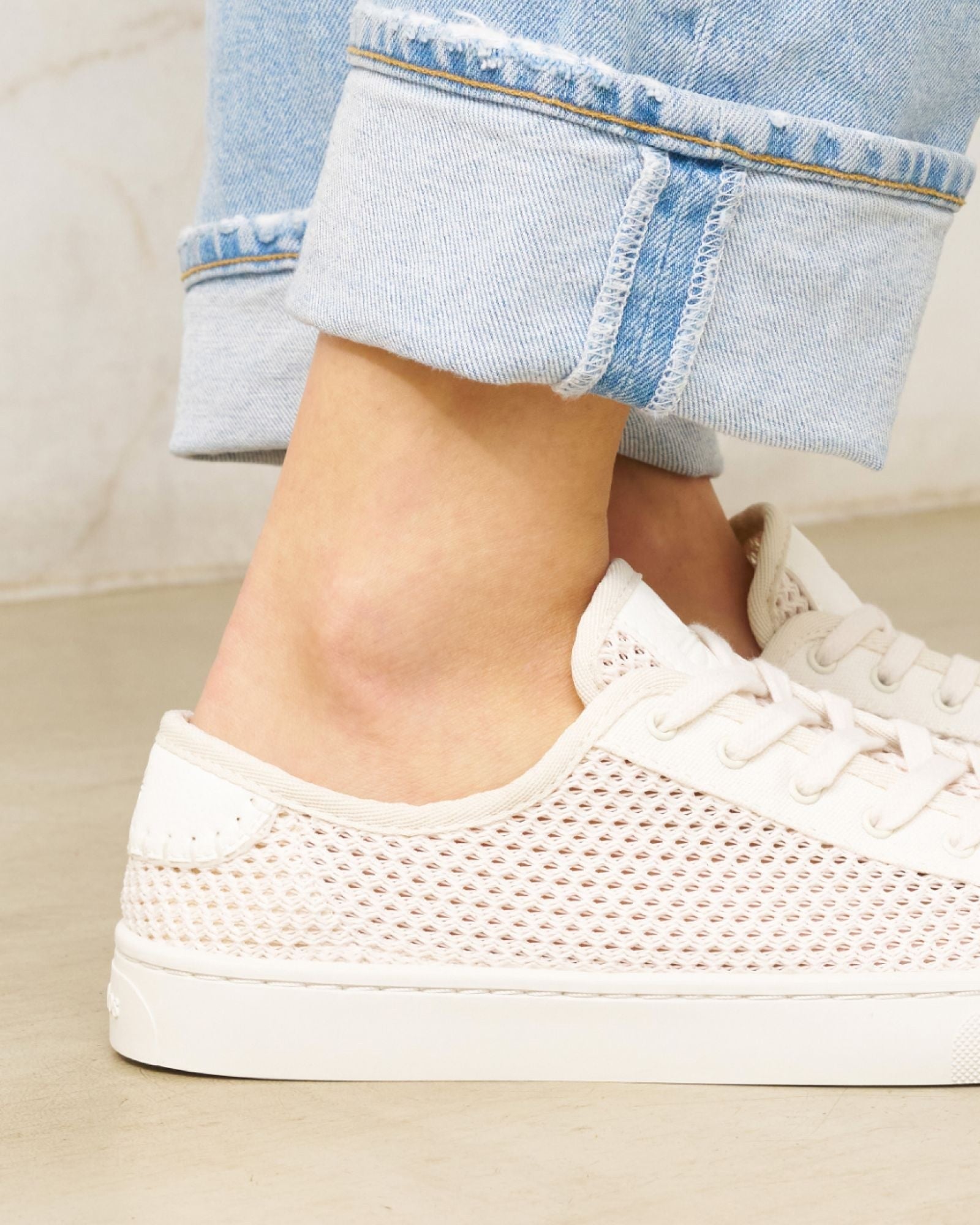 WomensSneakersThe IbizaMesh ColorsSea Salt White