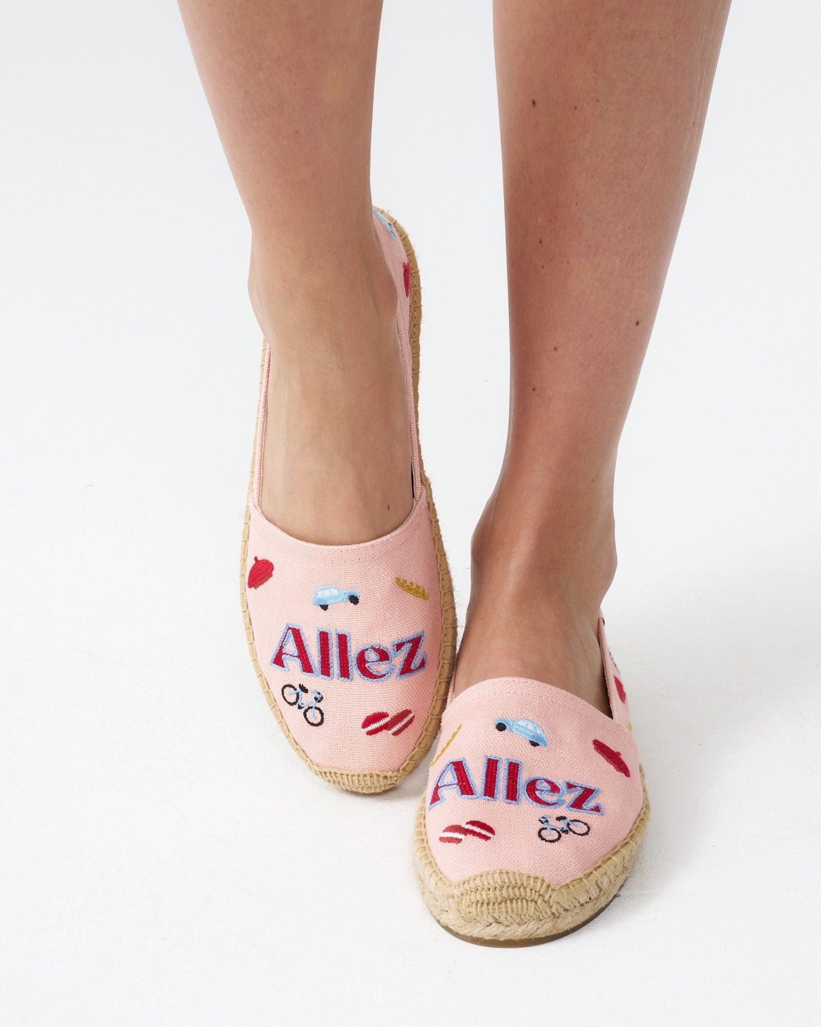 WomensEspadrillesThe OriginalEmbroideryRosa Pink  France 24