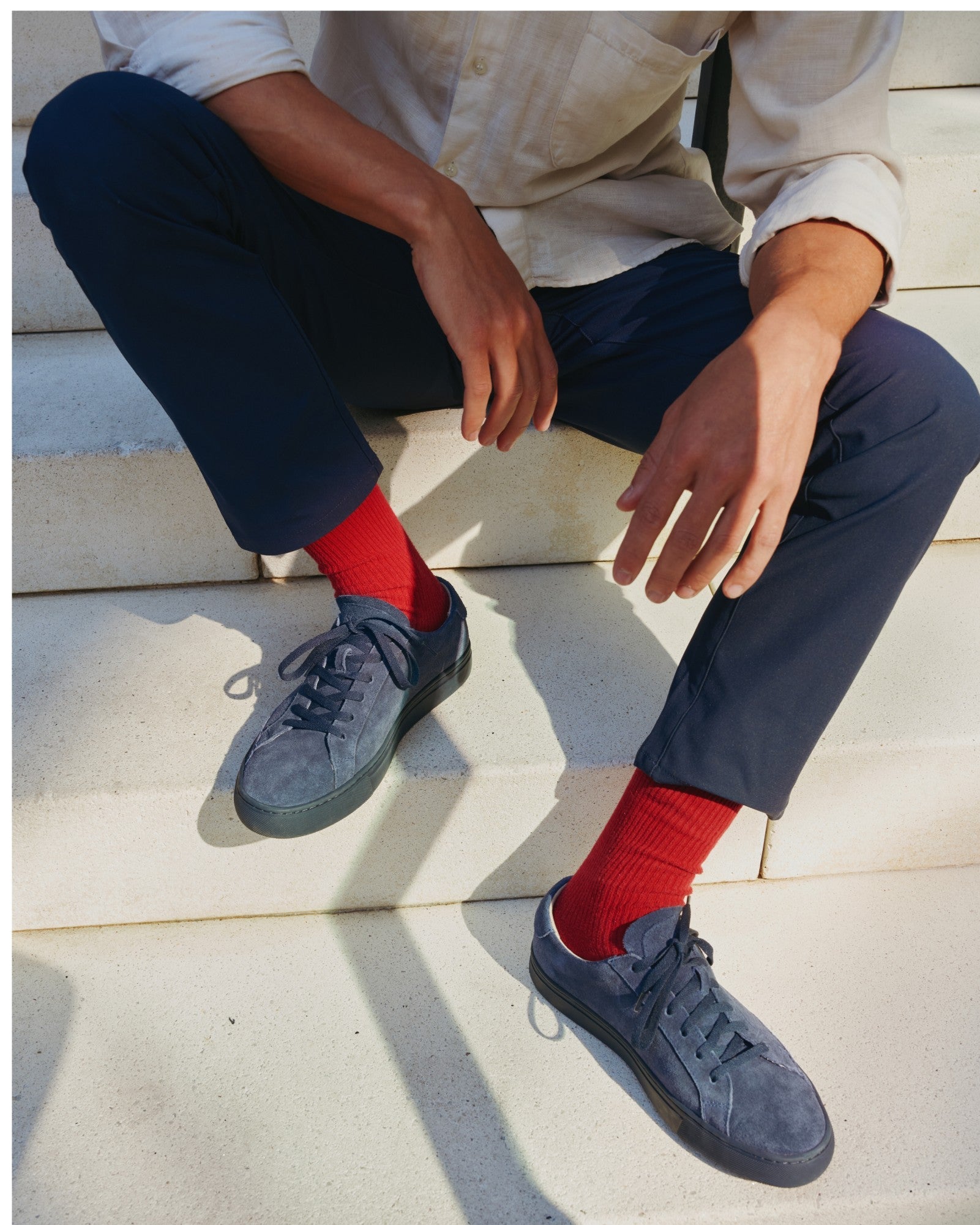 MensSneakersThe IbizaLeather ColorsArmada Blue