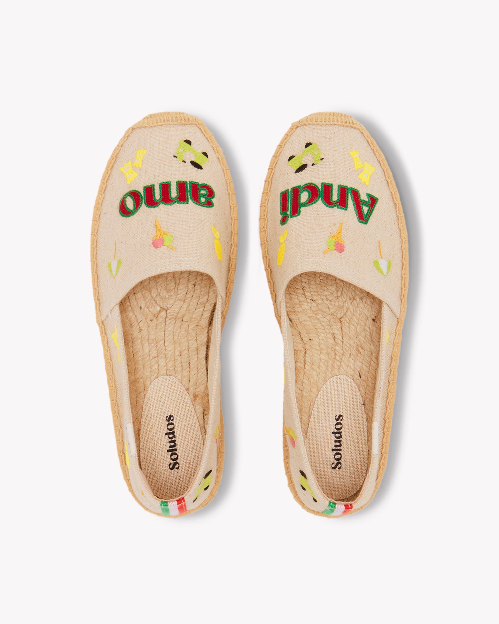 WomensEspadrillesThe OriginalEmbroideryNatural Undyed  Italy 24