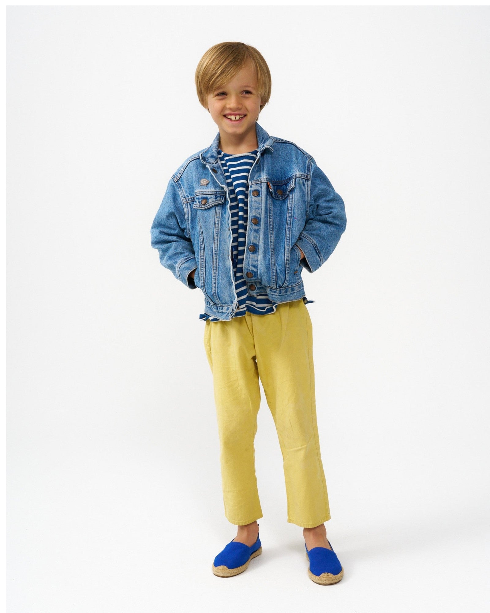 The Original Espadrille  Dali Colors  Core  French Blue  Kids