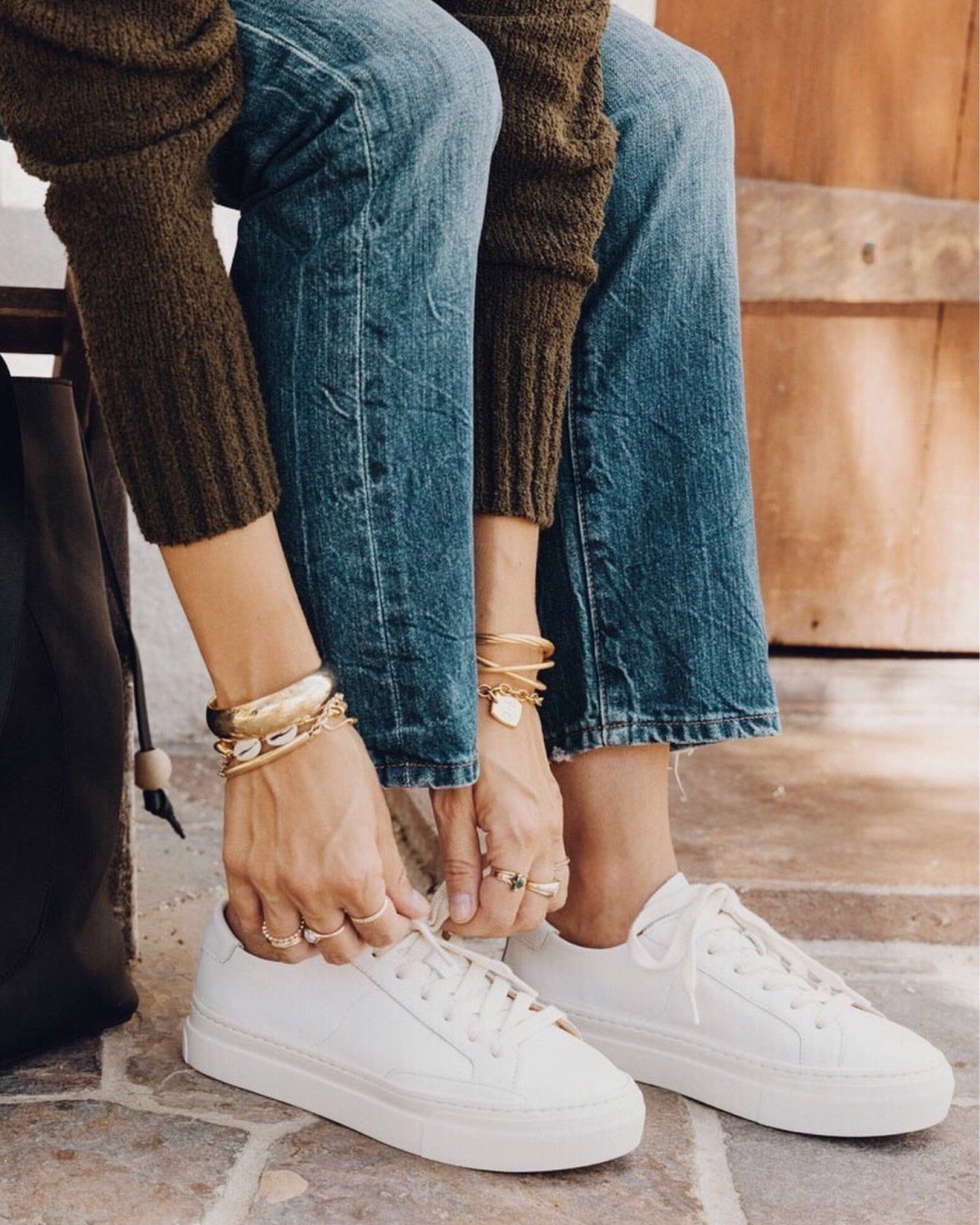 WomensSneakersThe Ibiza PlatformLeather ColorsOasis White