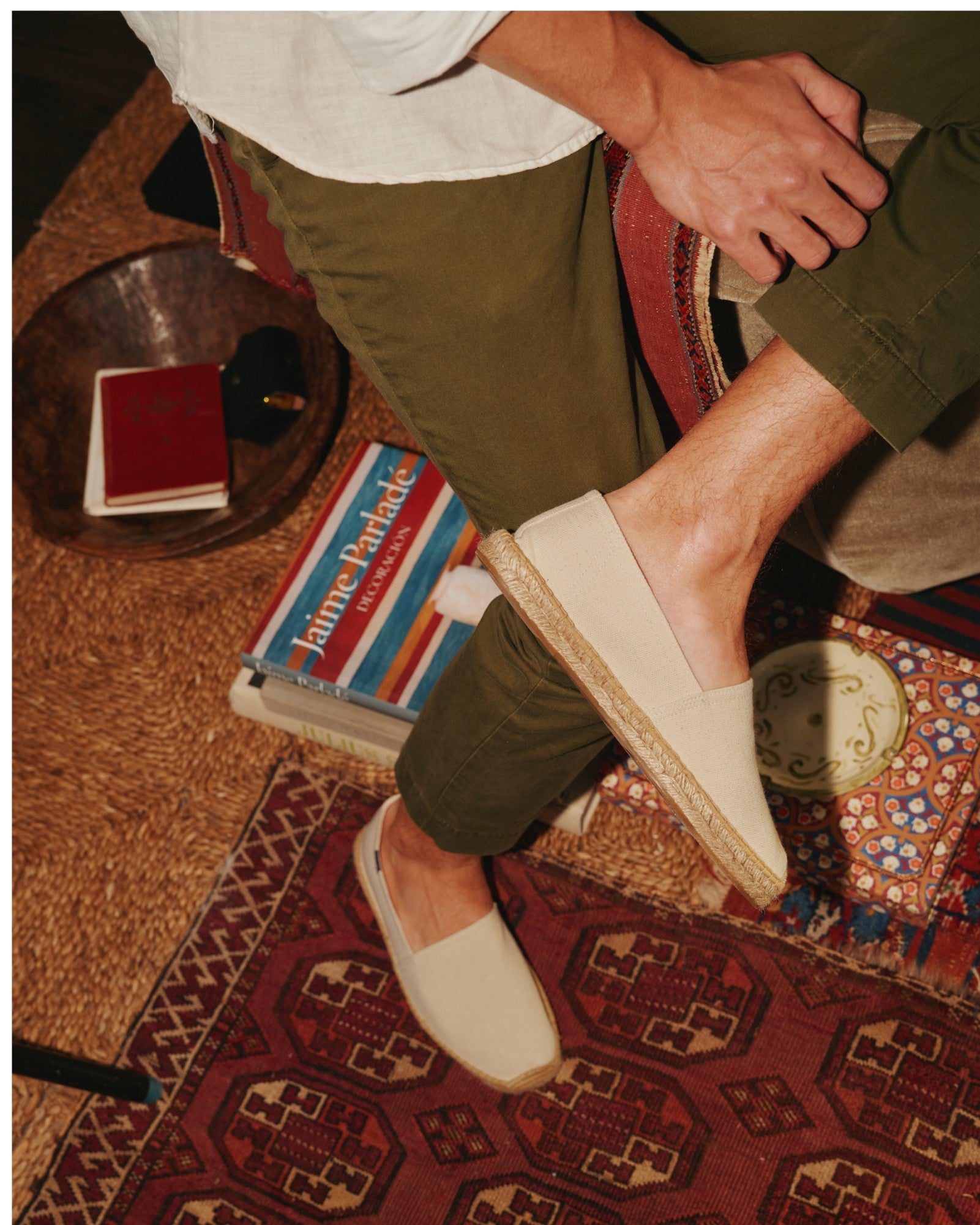 MensEspadrillesThe Dali OriginalCanvas ColorsNatural Undyed