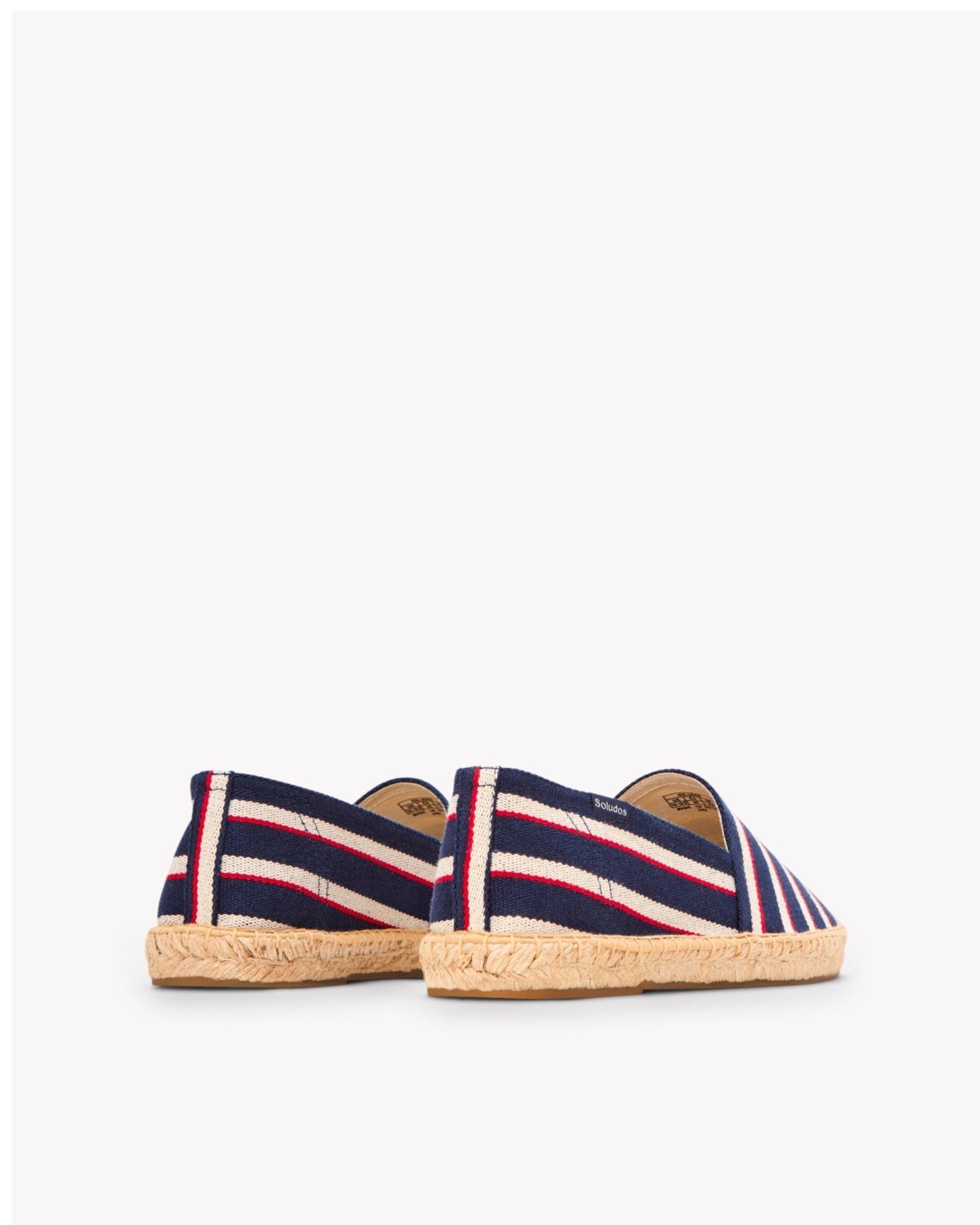 MensEspadrillesThe OriginalWoven StripesClassic  Navy  Ivory  Red
