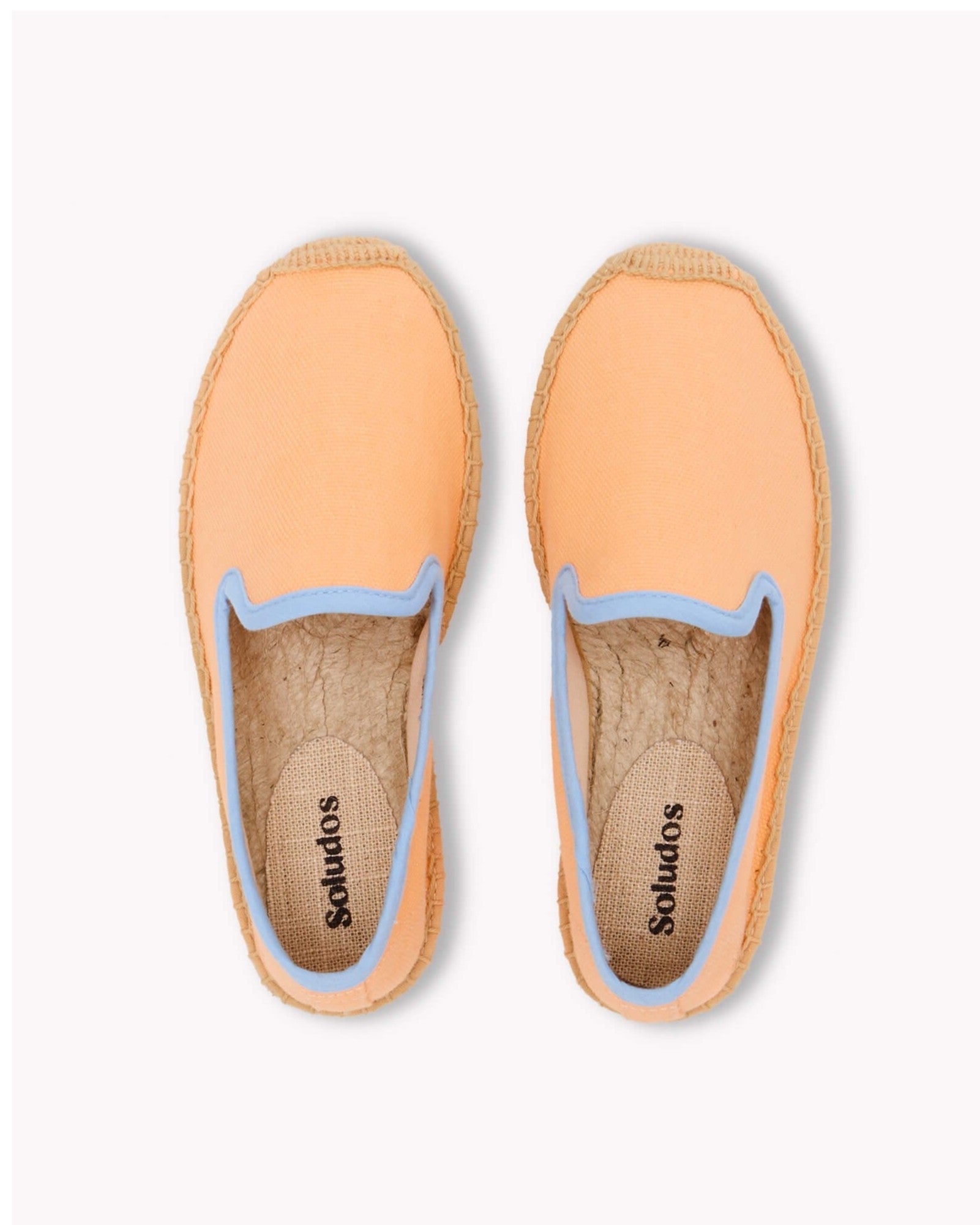 The Smoking Slipper  Contrast Piping  Peach  Blue  Kids