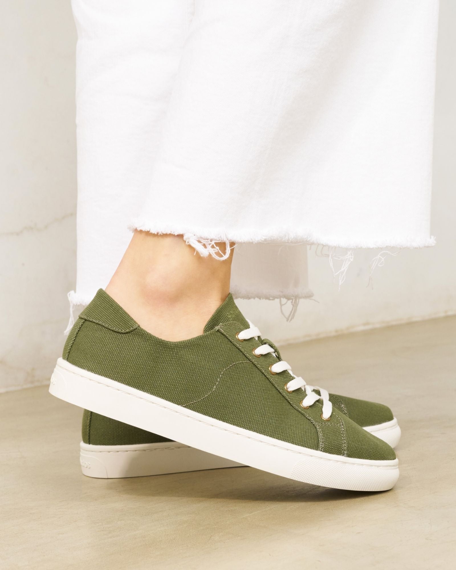 WomensSneakersThe IbizaCanvas ColorsOliva Green