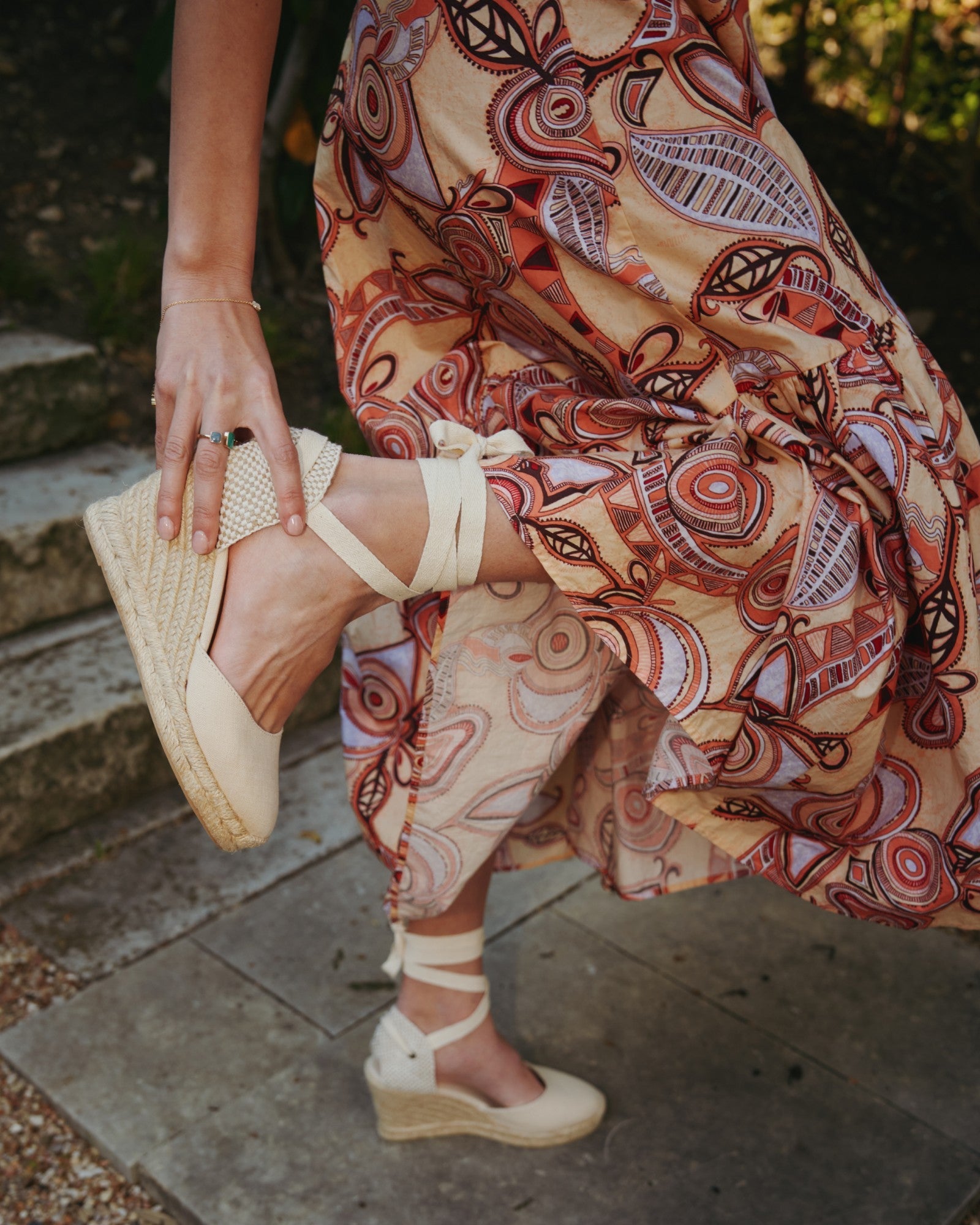 WomensEspadrillesThe Marseille WedgeLinen ColorsLa Concha Ivory