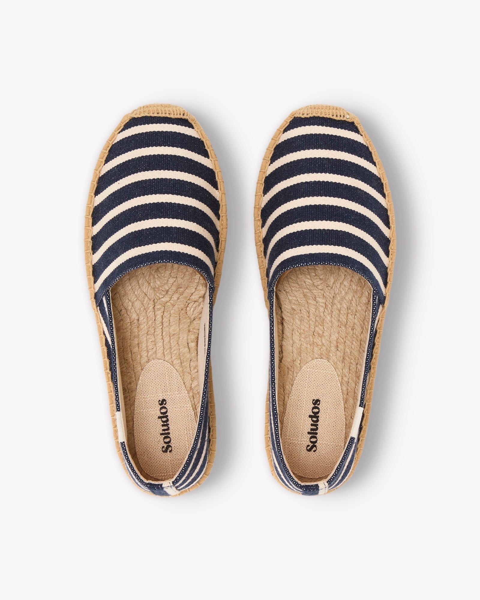 WomensEspadrillesThe OriginalWoven StripesClassic  Navy  Ivory