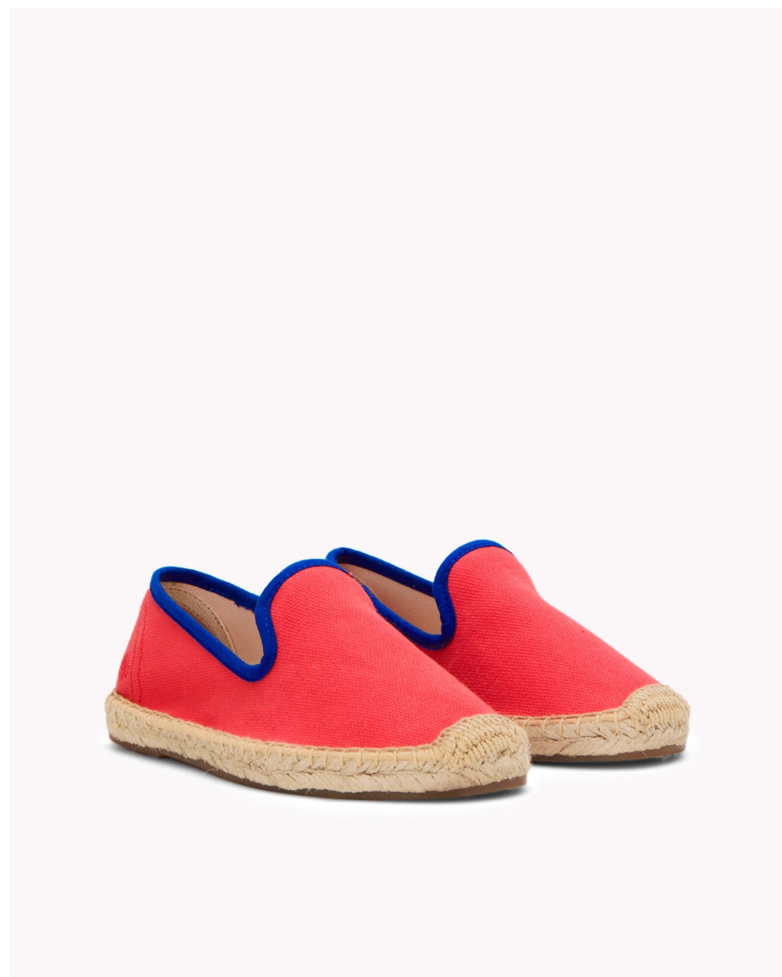 The Smoking Slipper  Contrast Piping  Red  Blue  Kids
