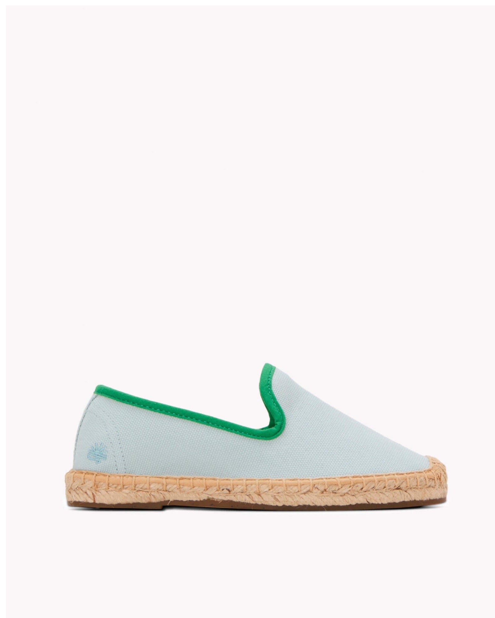 The Smoking Slipper  Contrast Piping  Mint  Green  Kids