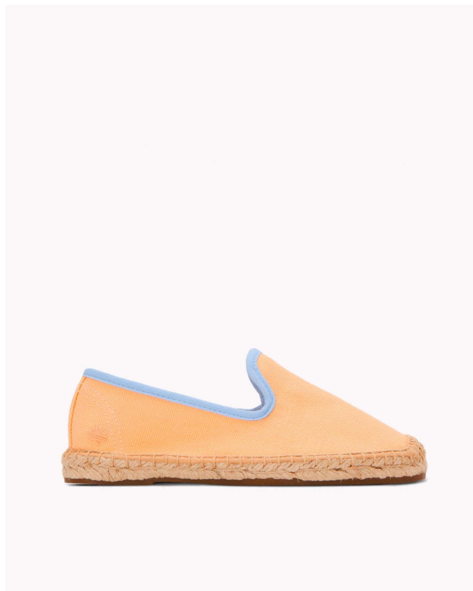 The Smoking Slipper  Contrast Piping  Peach  Blue  Kids