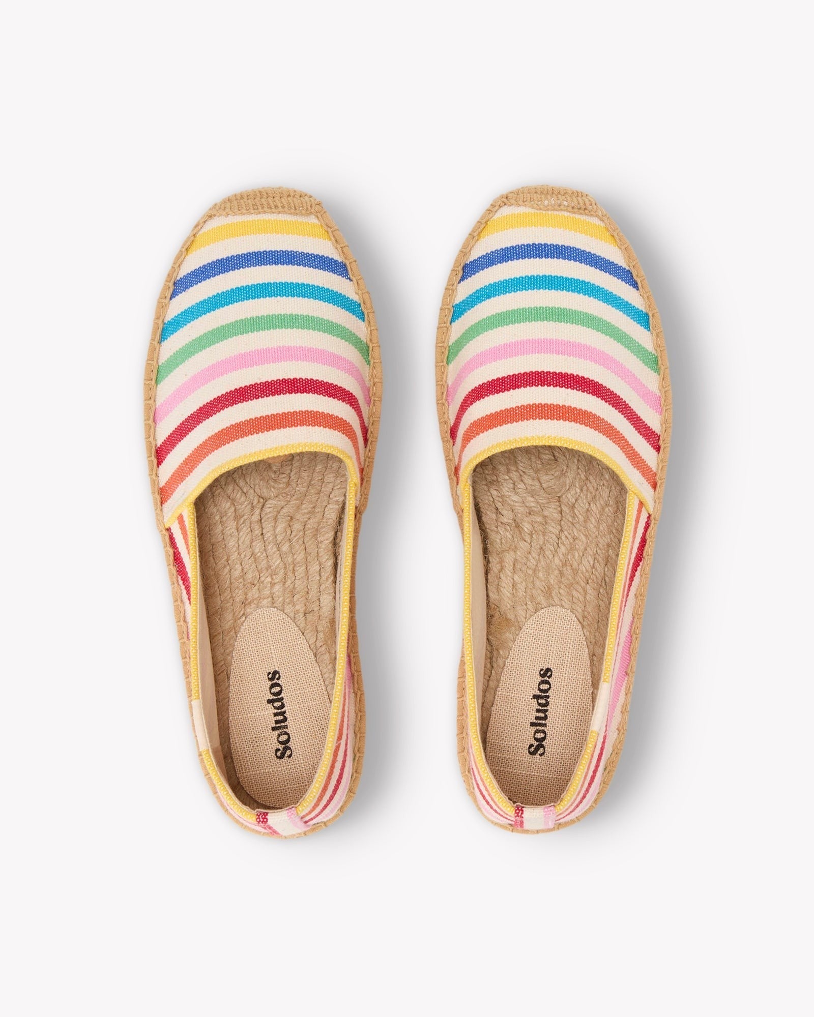 WomensEspadrillesThe OriginalWoven StripesClassic  Rainbow