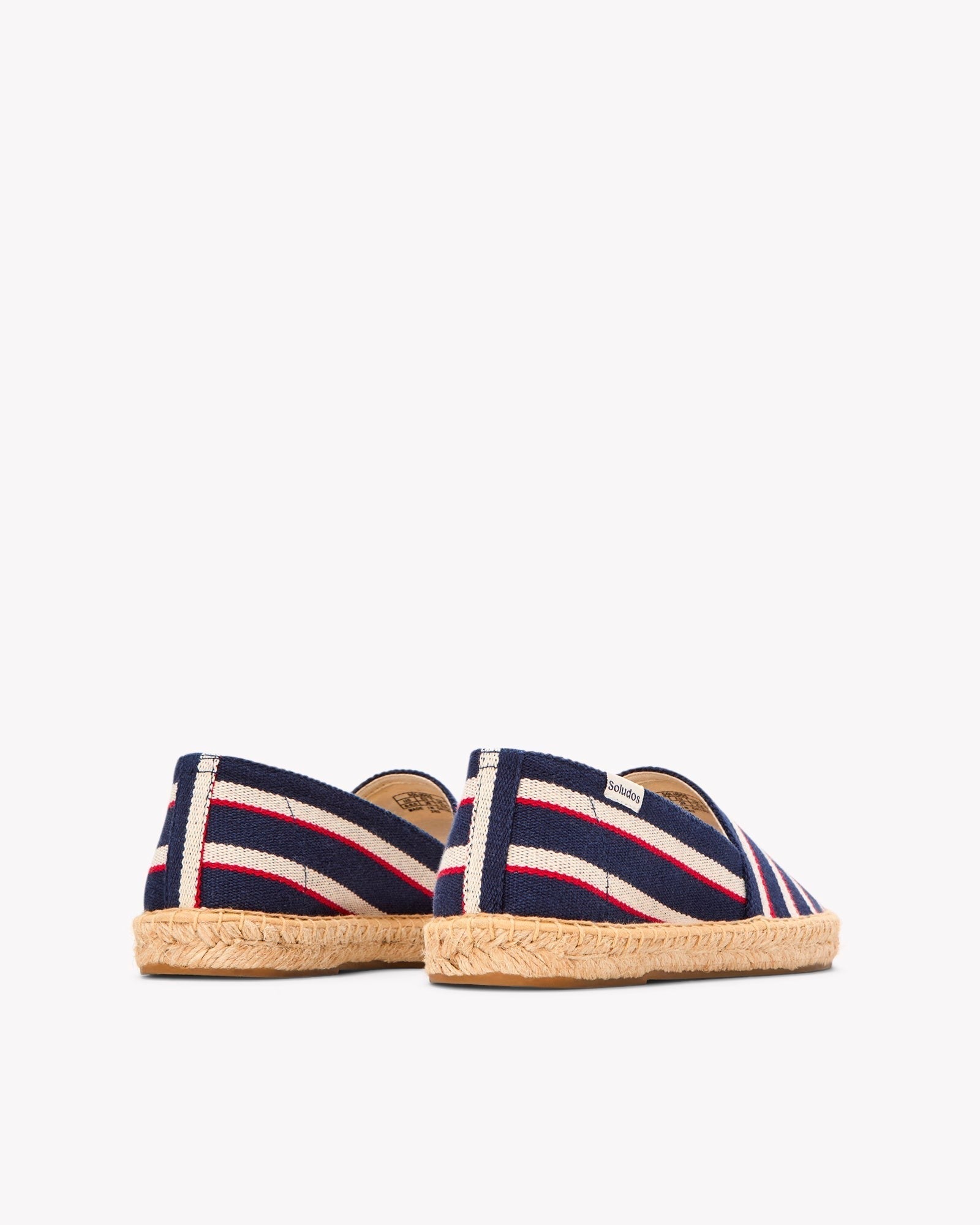 WomensEspadrillesThe OriginalWoven StripesClassic  Navy  Ivory  Red