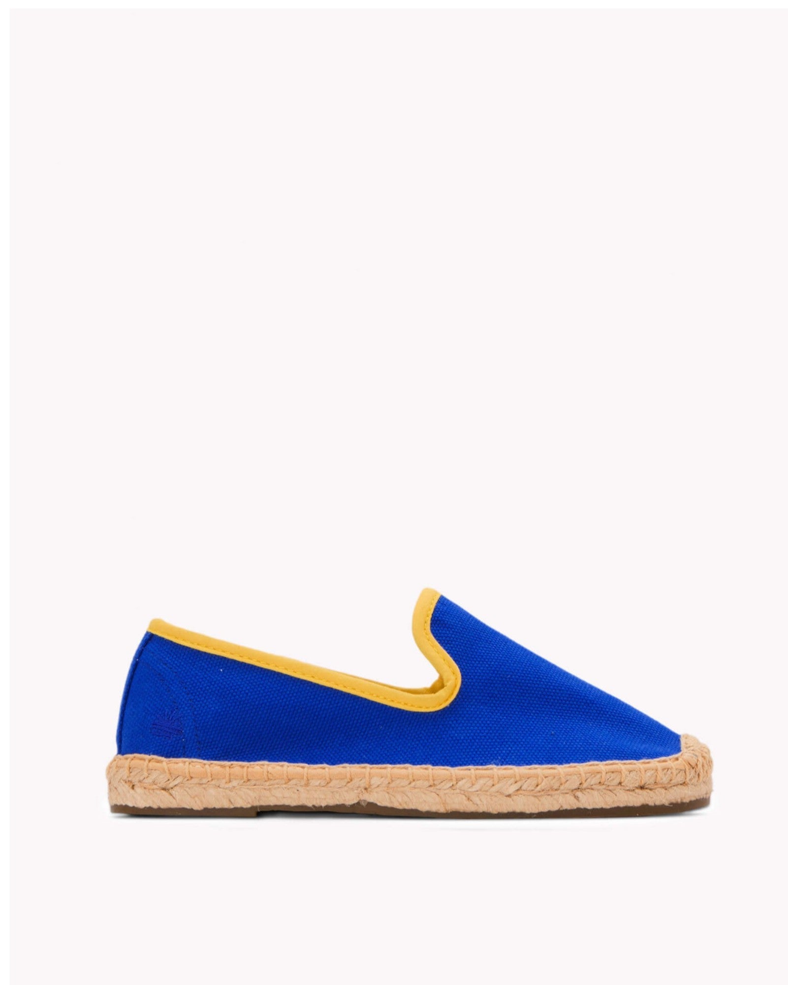 The Smoking Slipper  Contrast Piping  Blue  Yellow  Kids