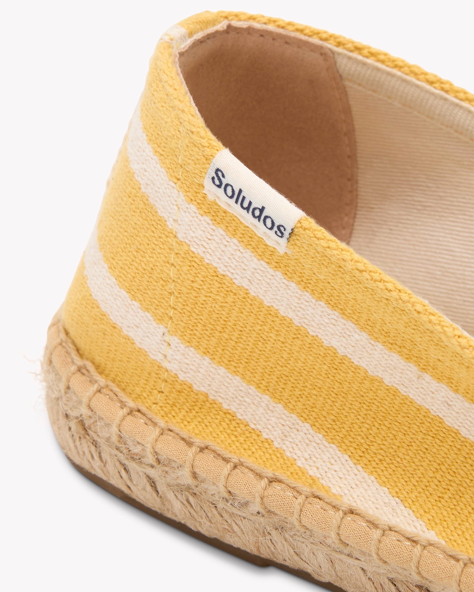 WomensEspadrillesThe OriginalWoven StripesClassic  Yellow  Ivory