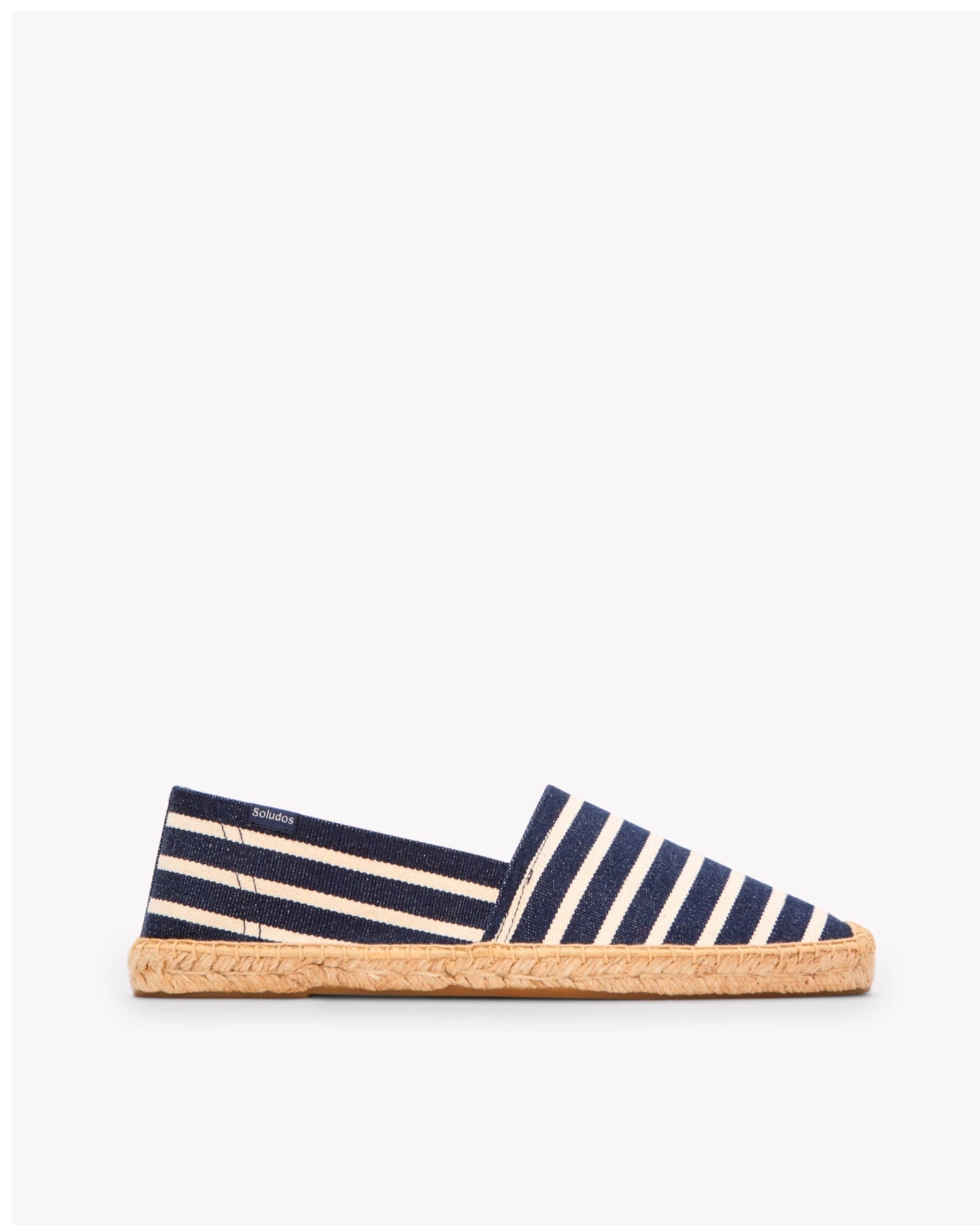 MensEspadrillesThe OriginalWoven StripesClassic  Dark Navy  Ivory