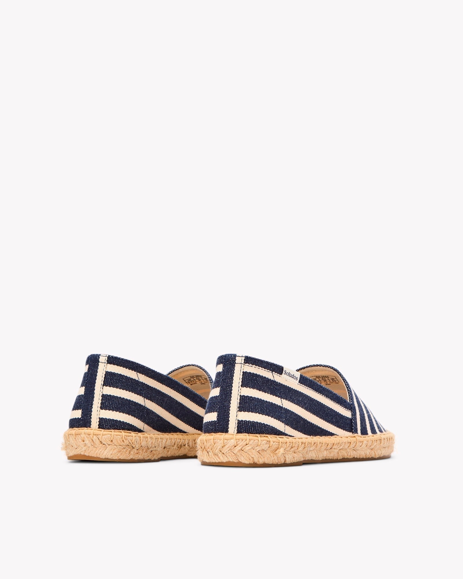 WomensEspadrillesThe OriginalWoven StripesClassic  Navy  Ivory