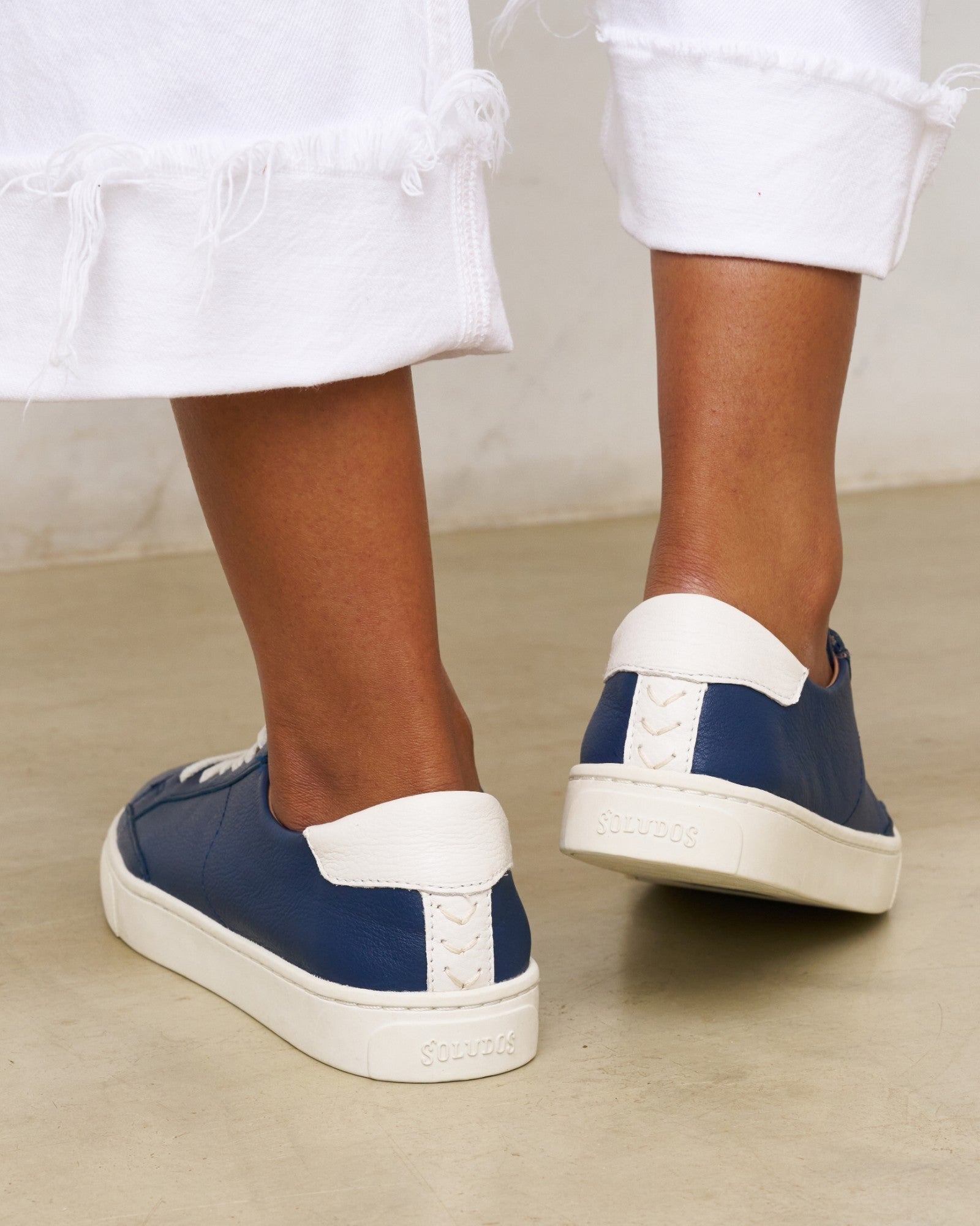 WomensSneakersThe IbizaLeather ColorsMarine Blue