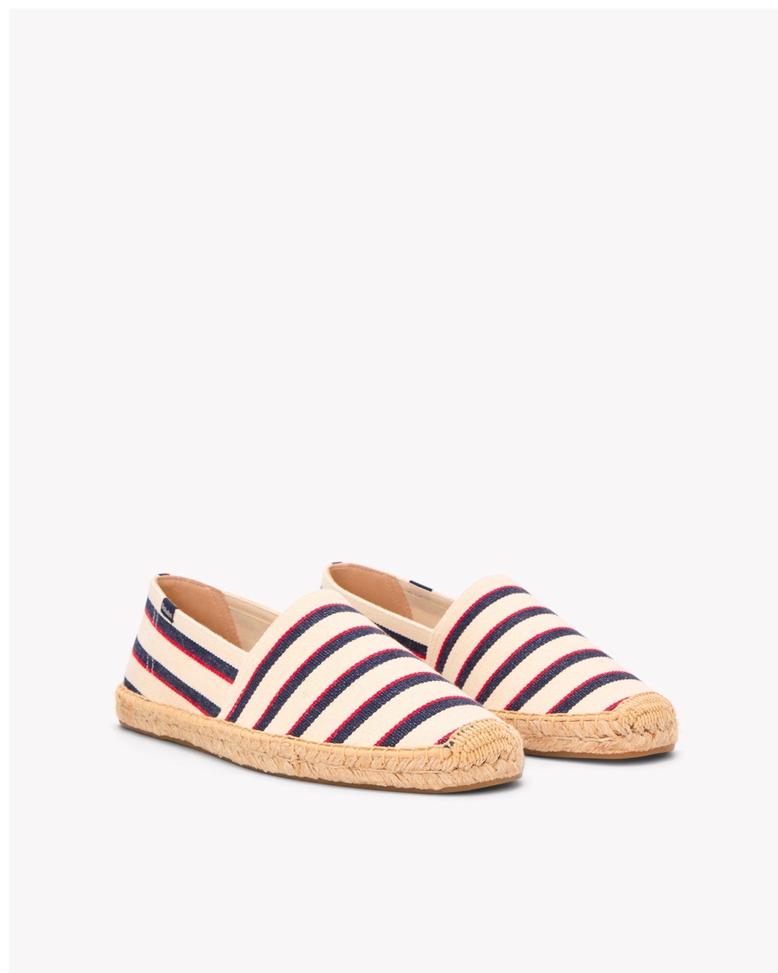 MensEspadrillesThe OriginalWoven StripesClassic  Ivory  Navy  Red