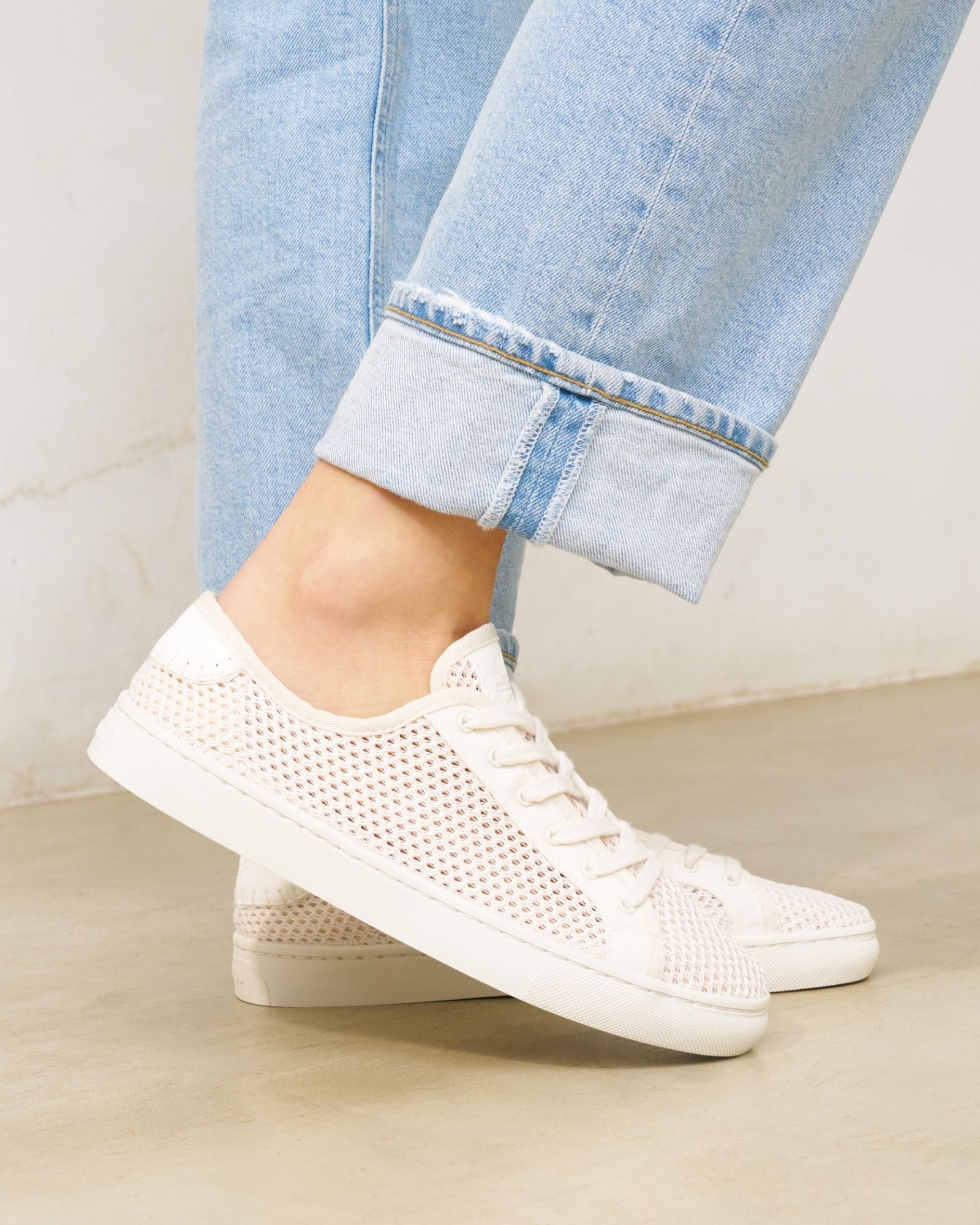 WomensSneakersThe IbizaMesh ColorsSea Salt White