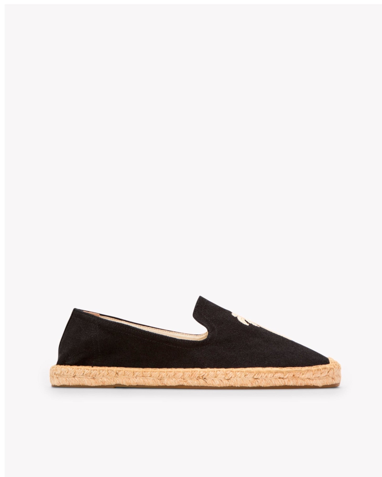 MensEspadrillesThe SmokingEmbroideryNoche Black  Palm Tree