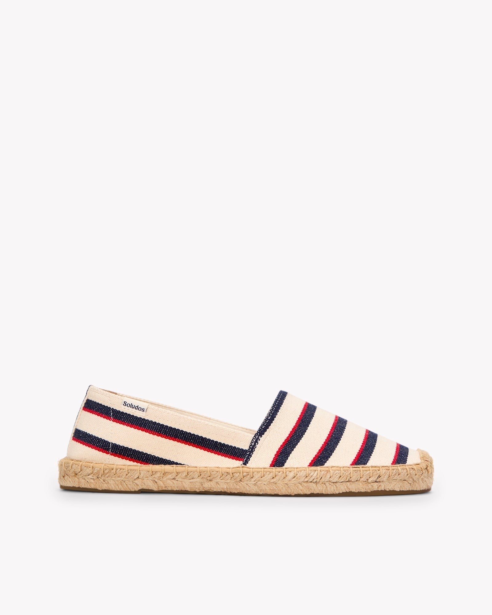WomensEspadrillesThe OriginalWoven StripesClassic  Ivory  Navy  Red