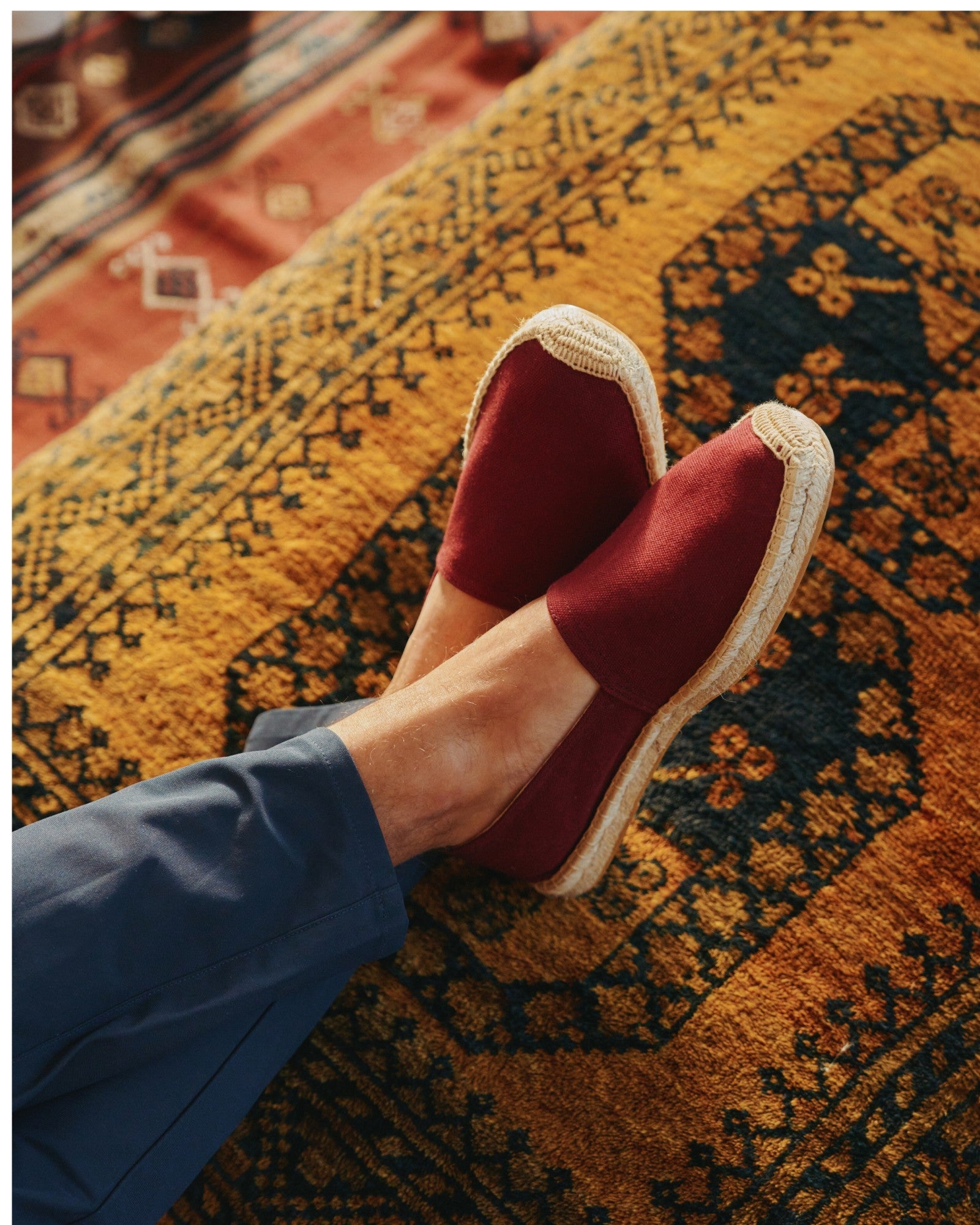 MensEspadrillesThe Dali OriginalCanvas ColorsCabernet Red