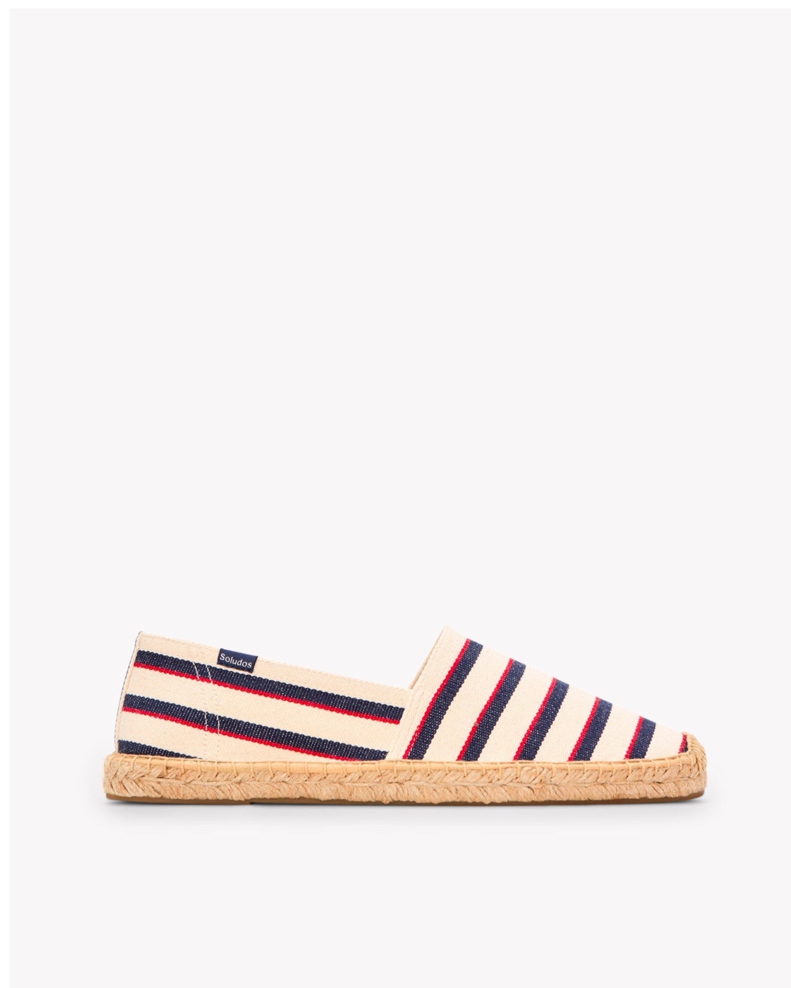 MensEspadrillesThe OriginalWoven StripesClassic  Ivory  Navy  Red