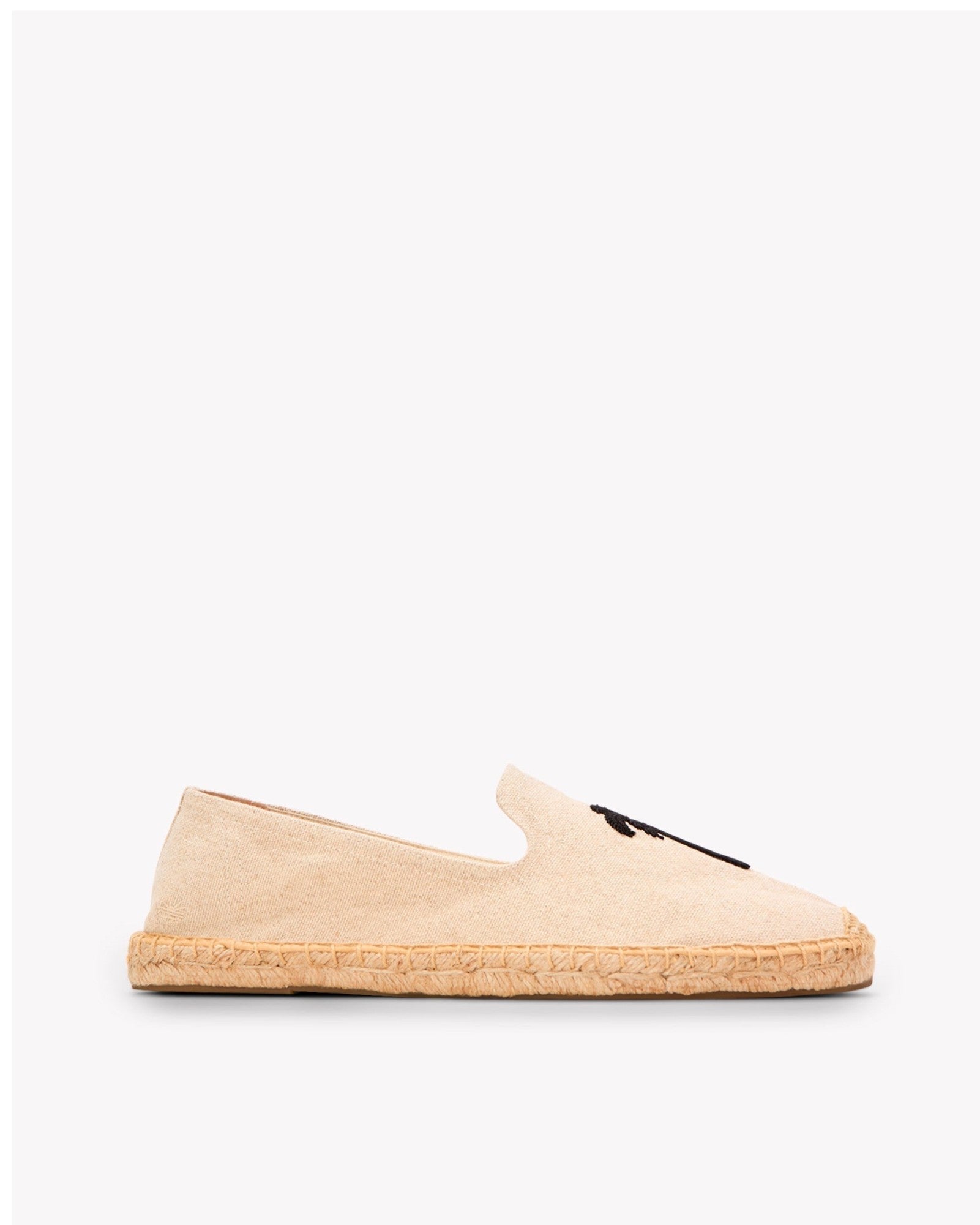 MensEspadrillesThe SmokingEmbroideryNatural Undyed  Palm Tree