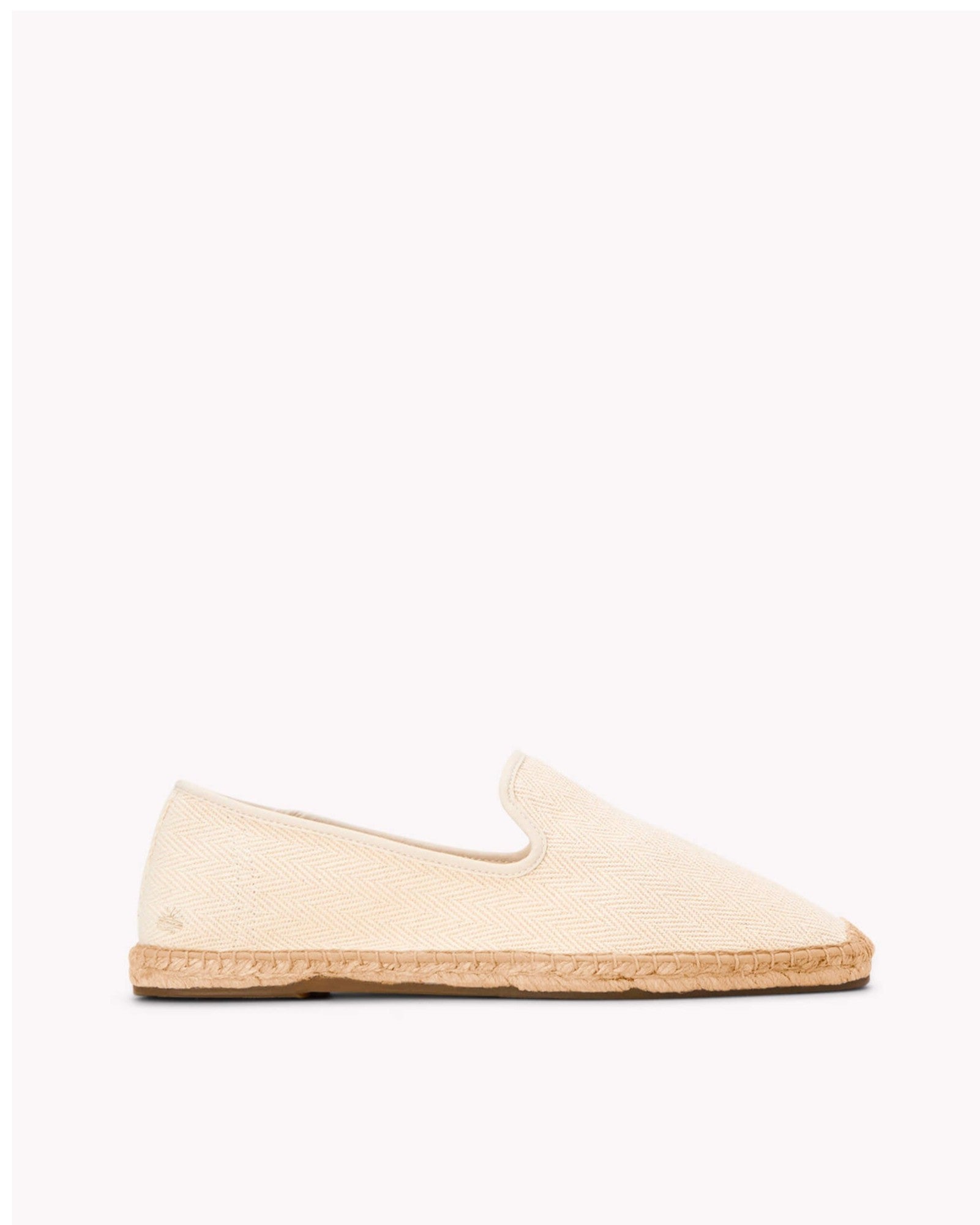 MensEspadrillesThe SmokingHerringbone ColorsIvory  Tonal