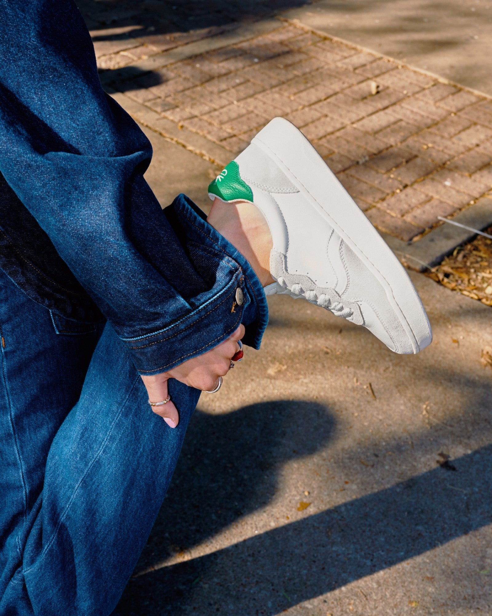 WomensSneakersThe RomaLeather ColorsKelly Green