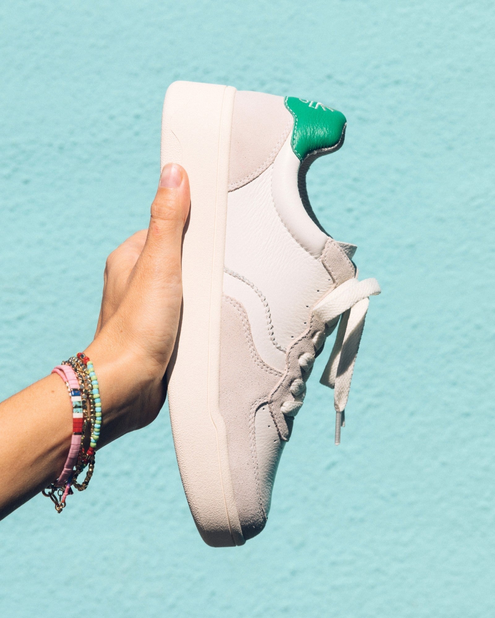 WomensSneakersThe RomaLeather ColorsKelly Green