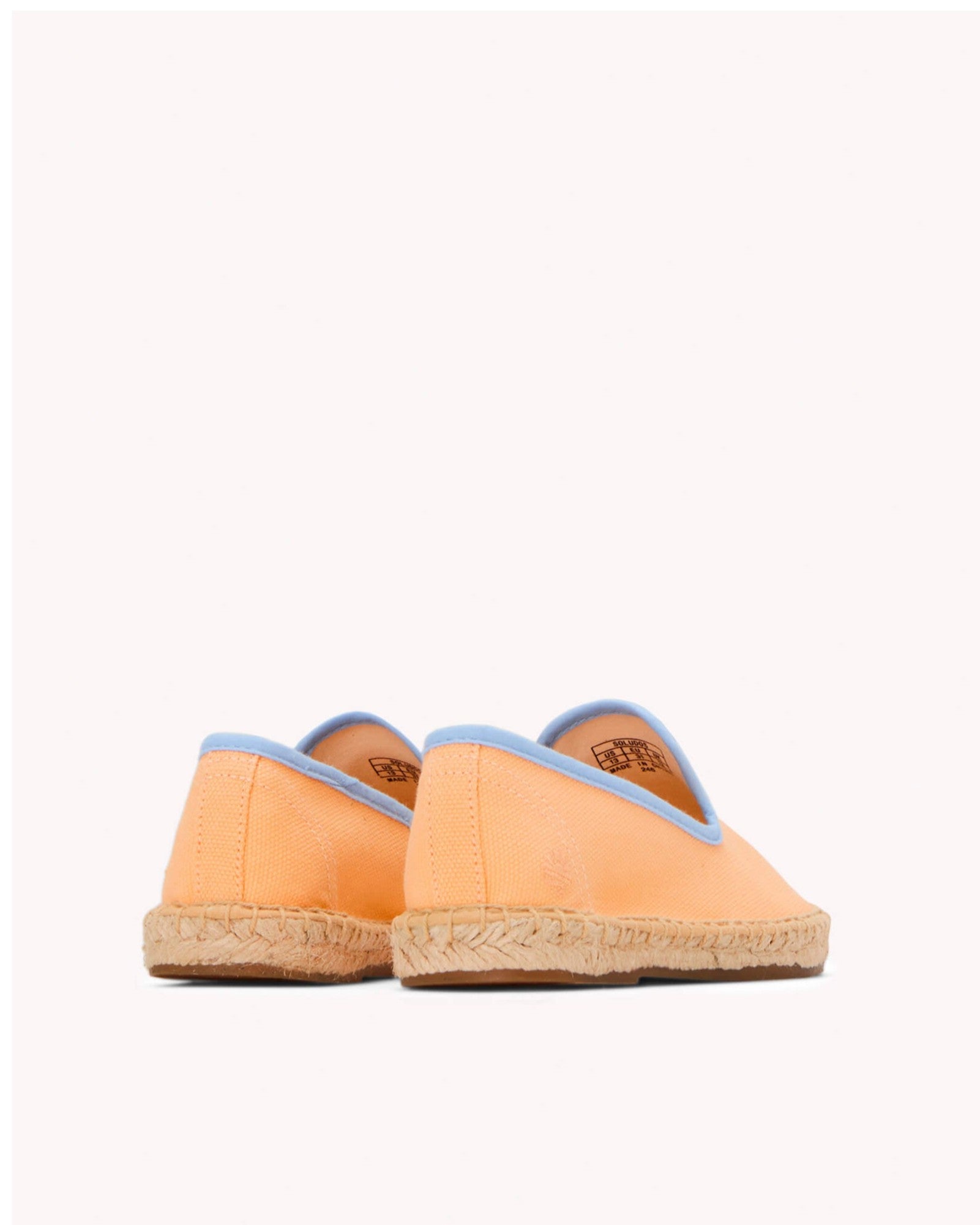 The Smoking Slipper  Contrast Piping  Peach  Blue  Kids