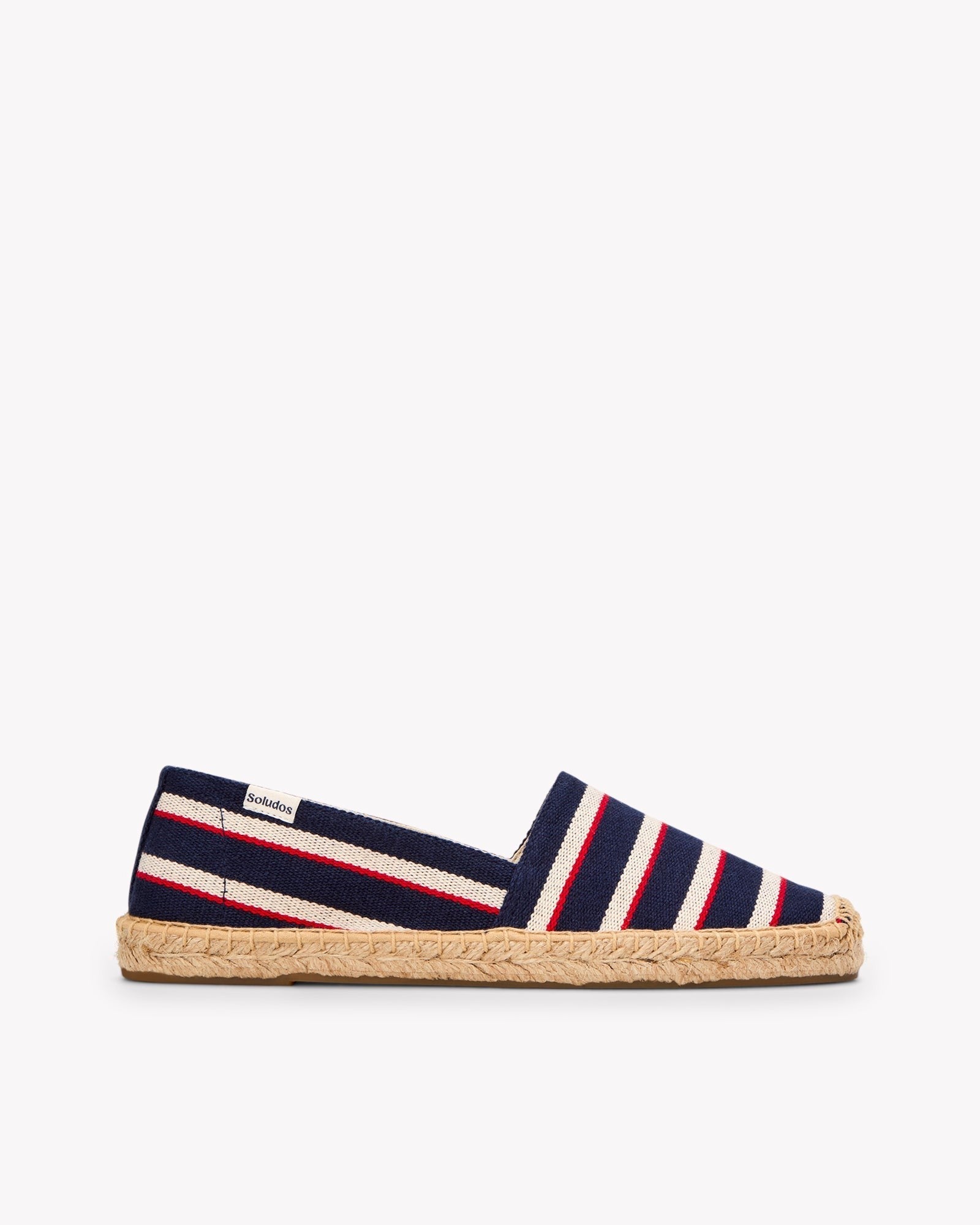 WomensEspadrillesThe OriginalWoven StripesClassic  Navy  Ivory  Red