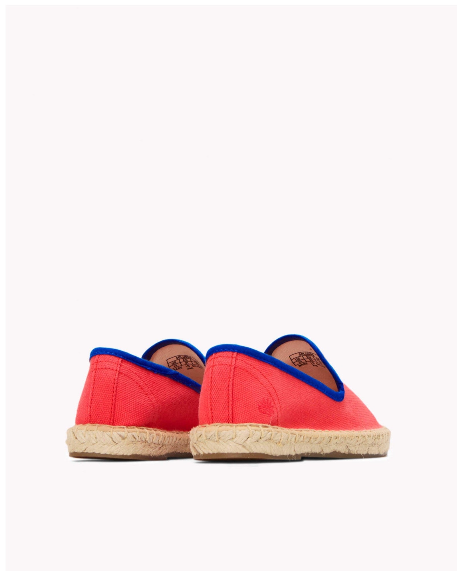 The Smoking Slipper  Contrast Piping  Red  Blue  Kids