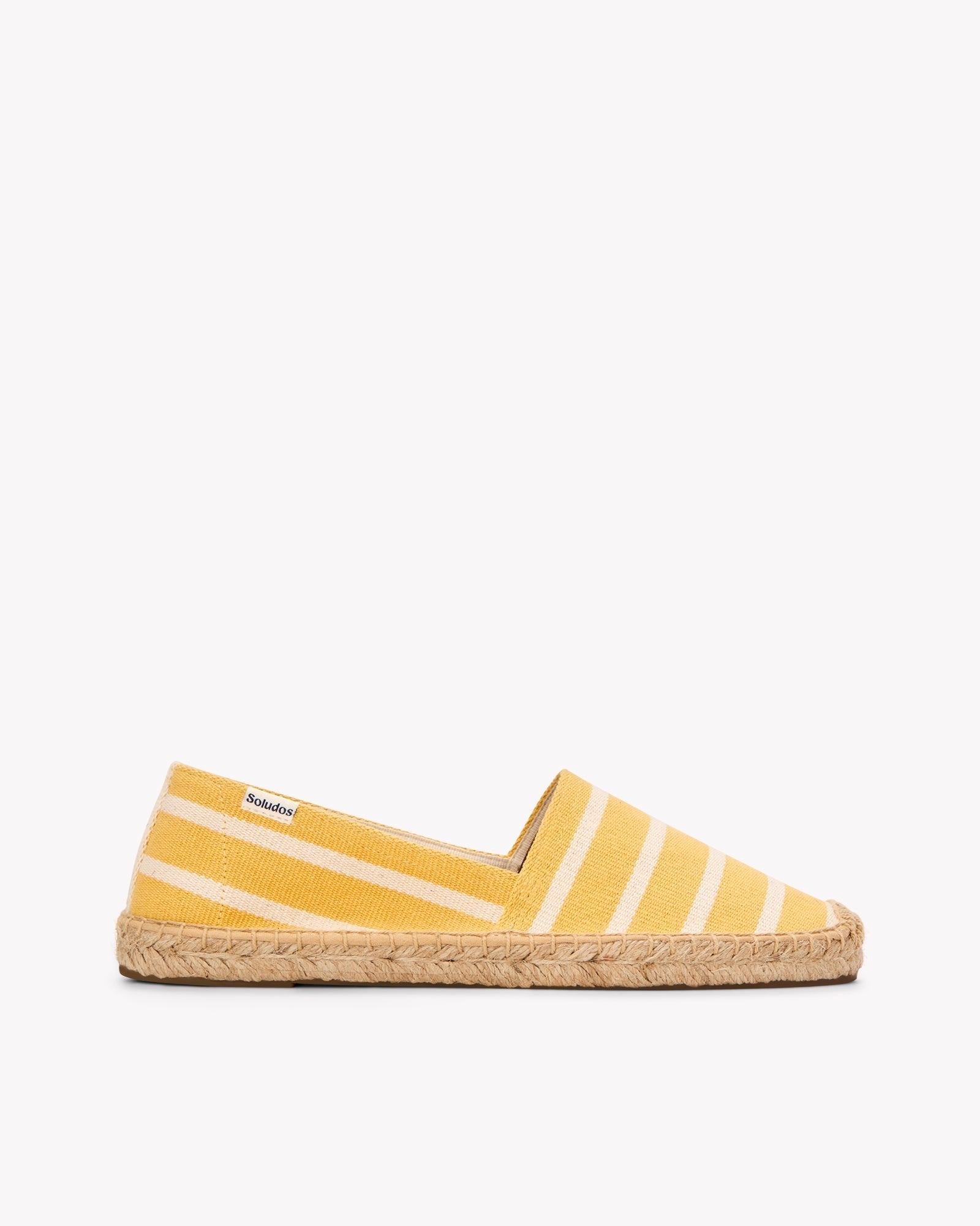 WomensEspadrillesThe OriginalWoven StripesClassic  Yellow  Ivory