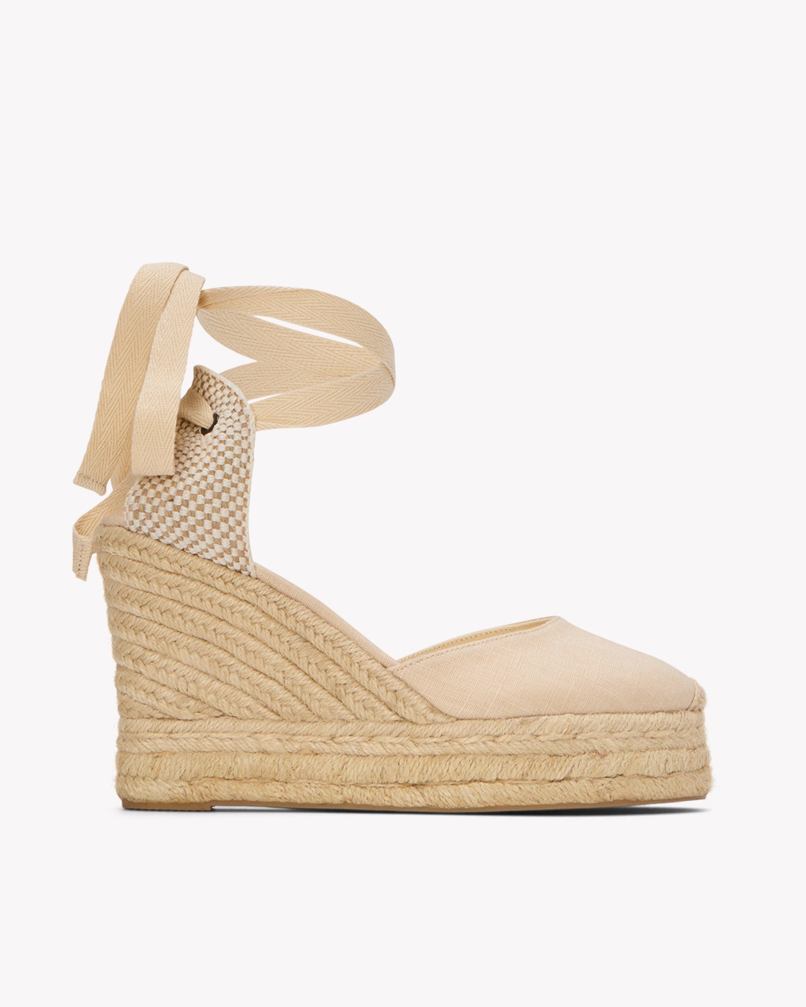 WomensEspadrillesThe Platform WedgeLinen ColorsLa Concha Ivory