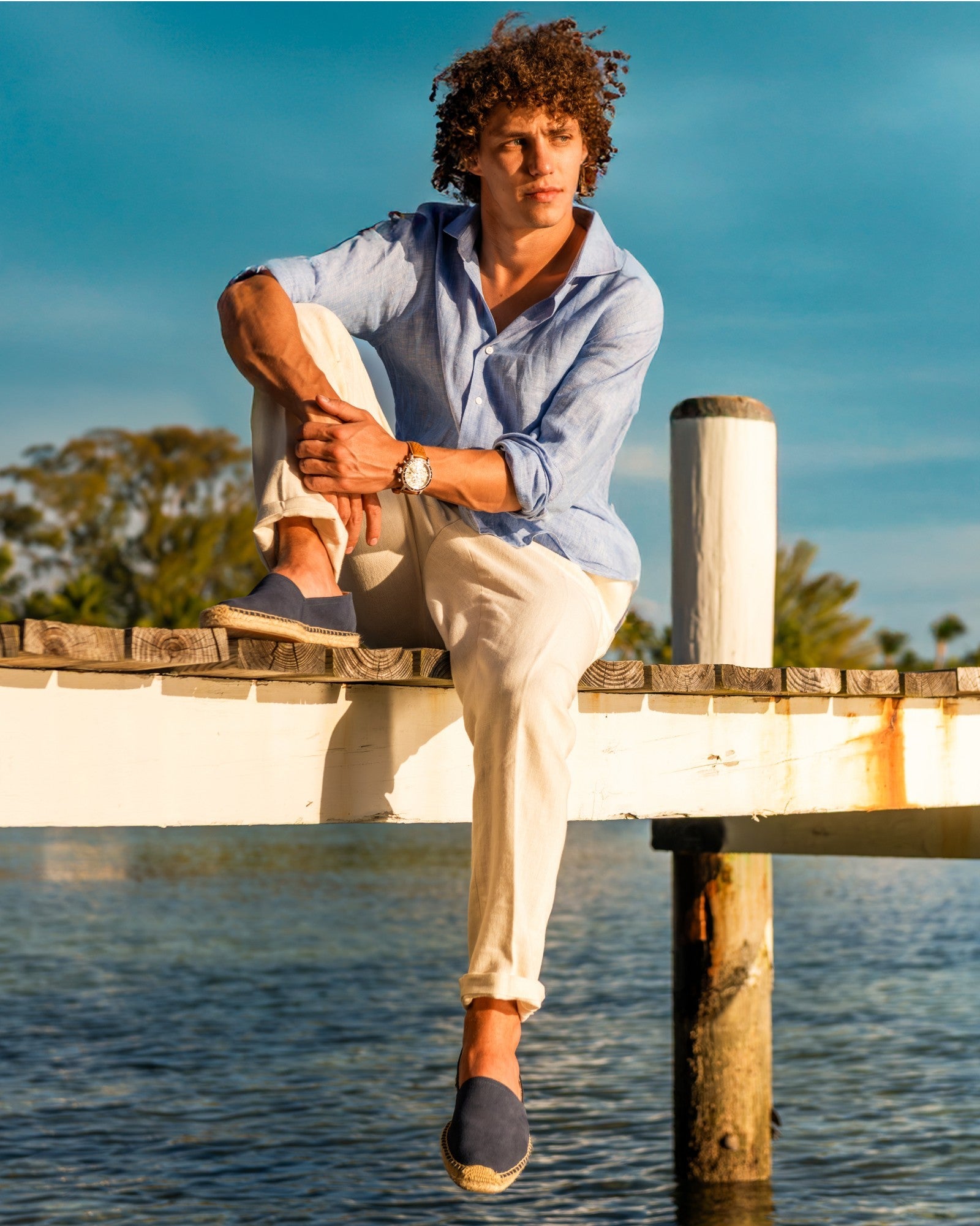 MensEspadrillesThe OriginalLeather ColorsArmada Blue